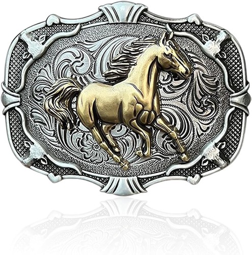 Piece pony belt buckle - piece,
