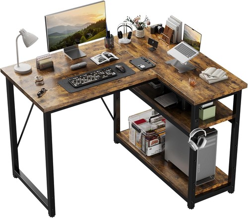 Small shaped desk 100x80cm - l,