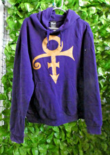 Prince Symbol purple cotton pullover hoodie Large used