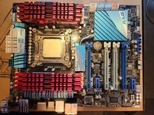 ASUS P9X79 PRO Motherboard + I/O plate + Intel i7-4930K + 32GB DDR3 + heatsink