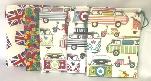 Handmade drawstring toiletry - handmade,