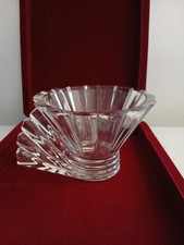 ROSENTHAL art Deco Crystal Dish 3 In High Germany Art Glass Collector Compote