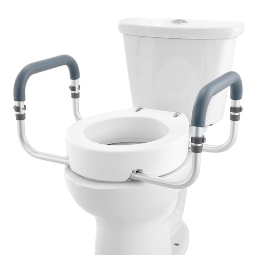 Raised toilet seat with - toilet,