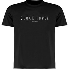 Clock Tower Rewind Black Gaming T-Shirt
