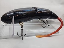 🏆🐀⭐️WOOD SWIMBAIT,EL RATÓN BLACK 3 PIECE SWIMBAIT, WOODEN TOPWATER, WOOD RAT💲