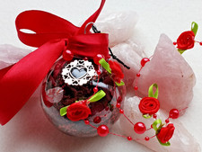 Love witch ball, red roses &