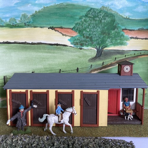 Britains farm riding stable - britains, .