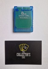 Clear Blue Official PS2 Memory