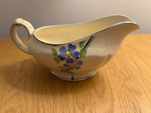 Vintage woods ivory ware blue - vintage,