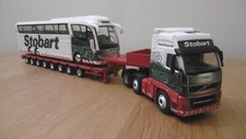Oxford Modern Truck Stobart Volvo FH Cab & Nooteboom Trailer Coach load  1:76