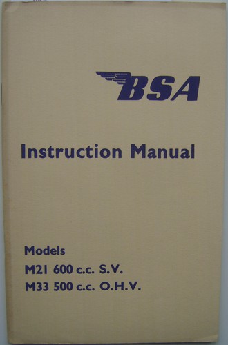 Bsa m21 600ccsv - m21, &