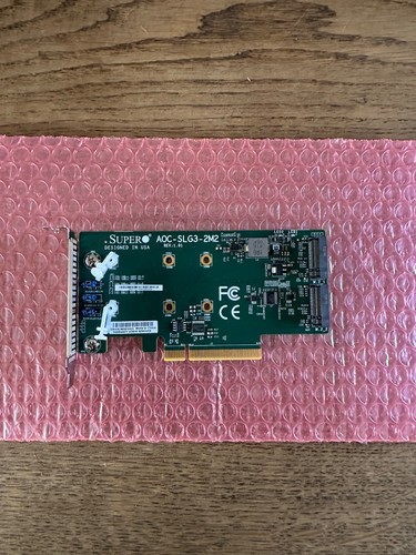 Supermicro aoc slg3 2m2 - aoc-slg3-2m2, dual