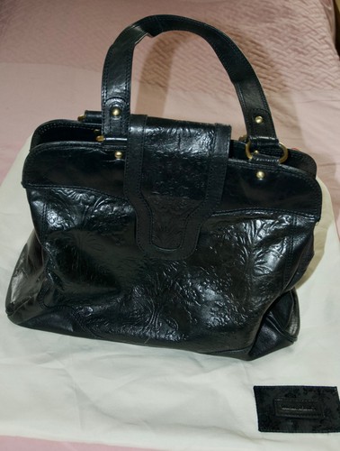 Laura ashley black leather - 'laura,