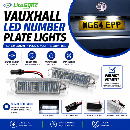 Smd led rear number licence - smd,