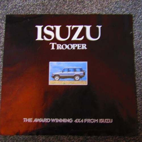 Isuzu trooper swb - trooper,