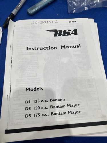 Bsa d5 bantam - d2,