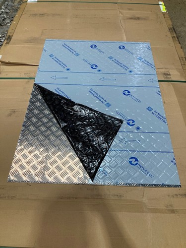 Aluminium chequer plate tread - plate,