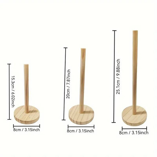 Wooden roll paper towel - roll, holder