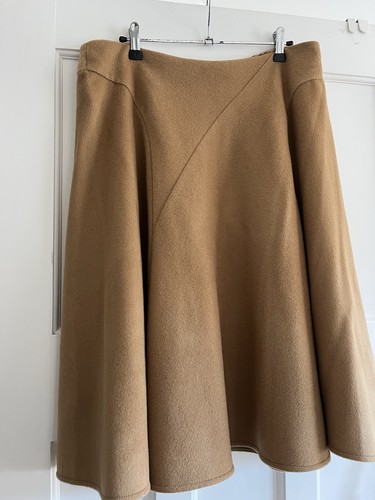 Hobbs wool skirt size camel - wool,