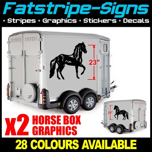 Horse box stickers graphics - horse,