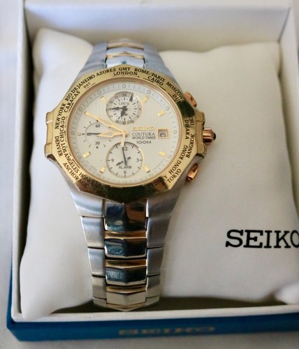 Seiko courtura 5t82 0aa0 world - seiko,