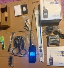 Retevis RT3S GPS 5W Radio (Dual Band MOTOTRBO DMR Tier I/II) w/ Mic + RHD771