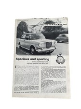 1965 Riley Kestrel  1098cc Road Test Report Motor Magazine 