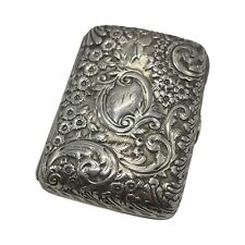 A Victorian Embossed Silver
