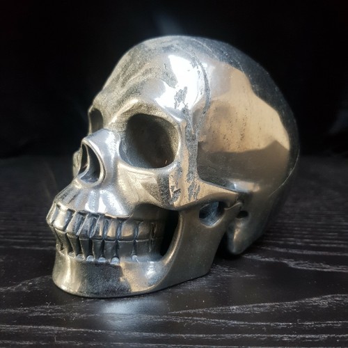 Hematite crystal skull - hematite,
