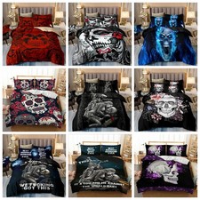 Gothic Skull Duvet Cover Set