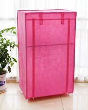 Portable Closet Canvas WardrobeClothes Organiser Storage Shelves Hanging Section