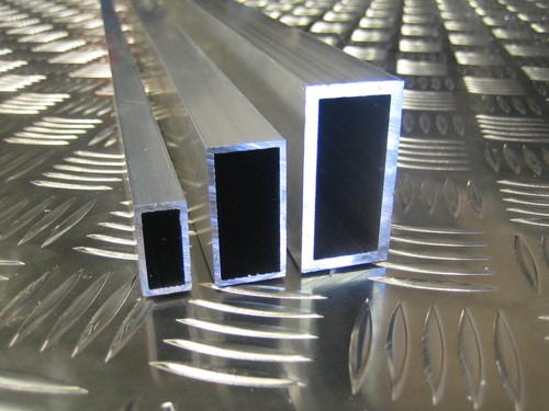 Aluminium rectangular tube box - rectangular,