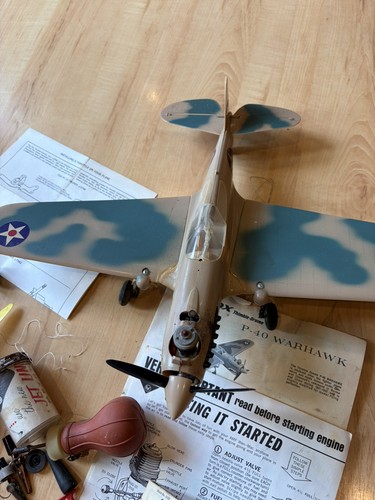 Vintage cox warhawk - vintage, p-40
