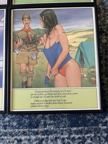 Framed picture from 1984 - picture,