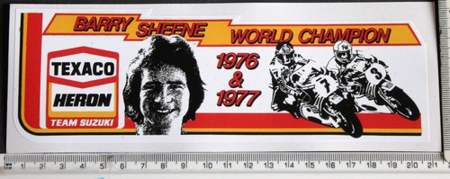 Barry sheene suzuki sticker - barry,