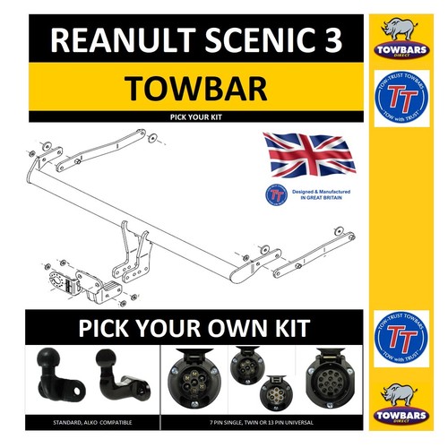 Towbar for renault scenic - towbar,