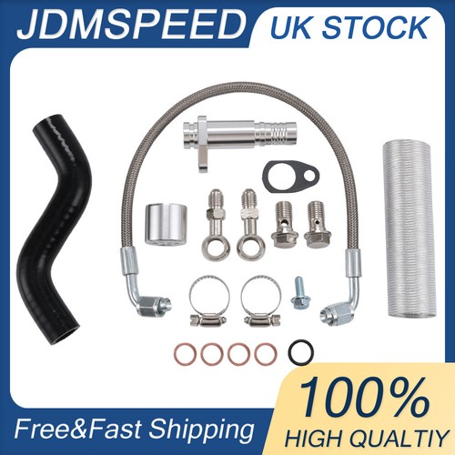 Turbo oil feed - turbo, drain