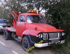 Photo 12x8 Bedford "J" type breakdown truck Pentre Galar Parked outside  c2012