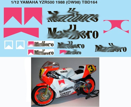 Decals for yamaha - 1/12,