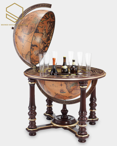 Bar globe drinks cabinet - bar,