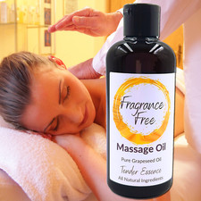Fragrance Free Massage Oil Unscented Relaxing Soothing Sensitive Skin 250ml