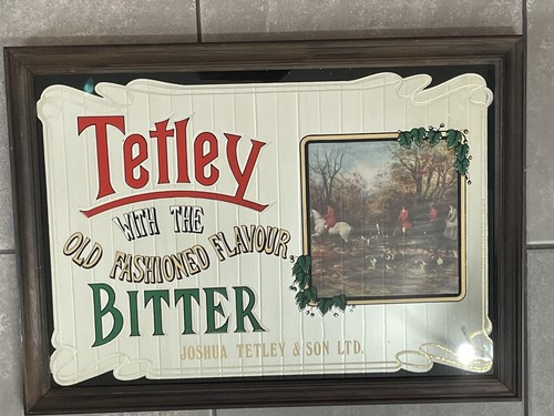 Framed 47cm 34cm tetley - 34cm, "tetley