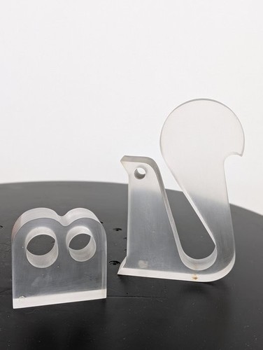 Pair statuettes 1970s - pair, of