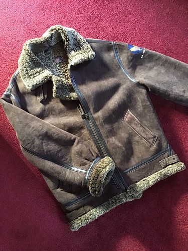 Shearling flying jacket - shearling,