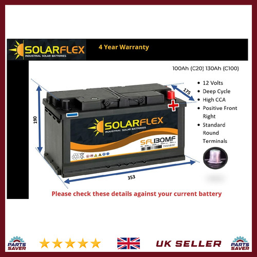 12v 130ah leisure battery deep - leisure,