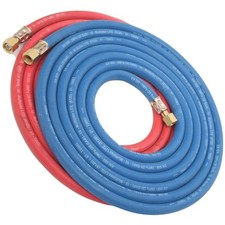 OXYGEN & ACETYLENE HOSES 10mm gas welding hoses cutting burning hose 10M 3/8 fit