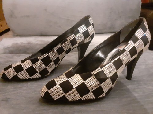 Sparkling black silver dress - black/silver,