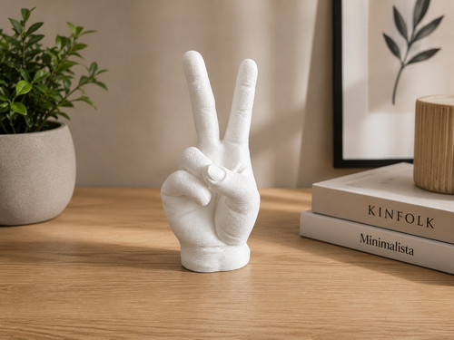 Peace hand sculpture - peace, –