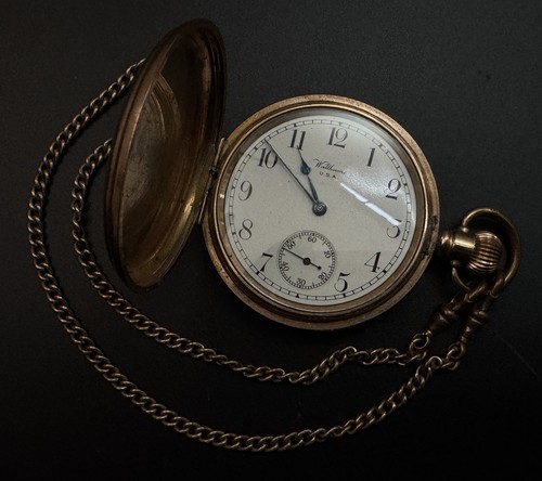 Antique waltham gold plated - antique,