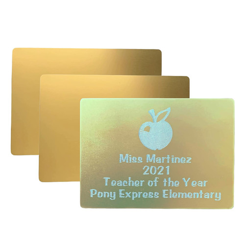 Metal engraving sheets - metal, for